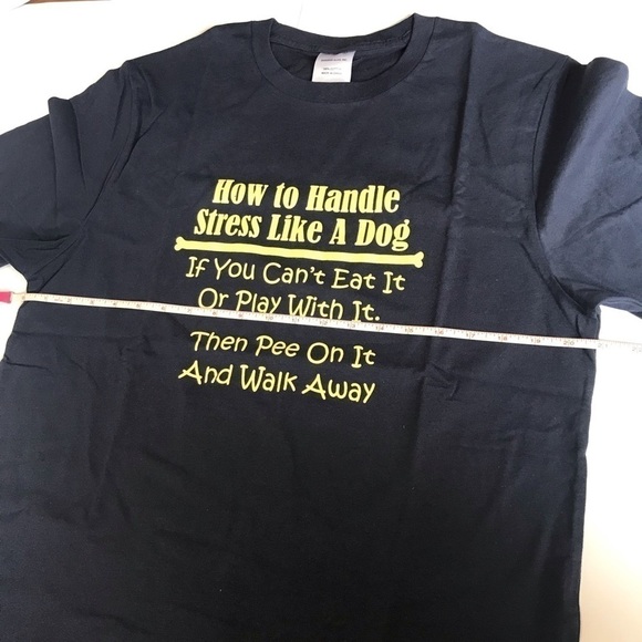 Nib - Men’s Graphic Short Sleeve T-Shirt in Navyblue. Size: L. - Picture 9 of 13